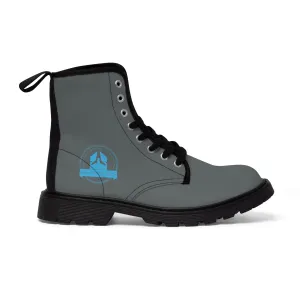 A1Who Dares Wins  Dark Grey Canvas Boots