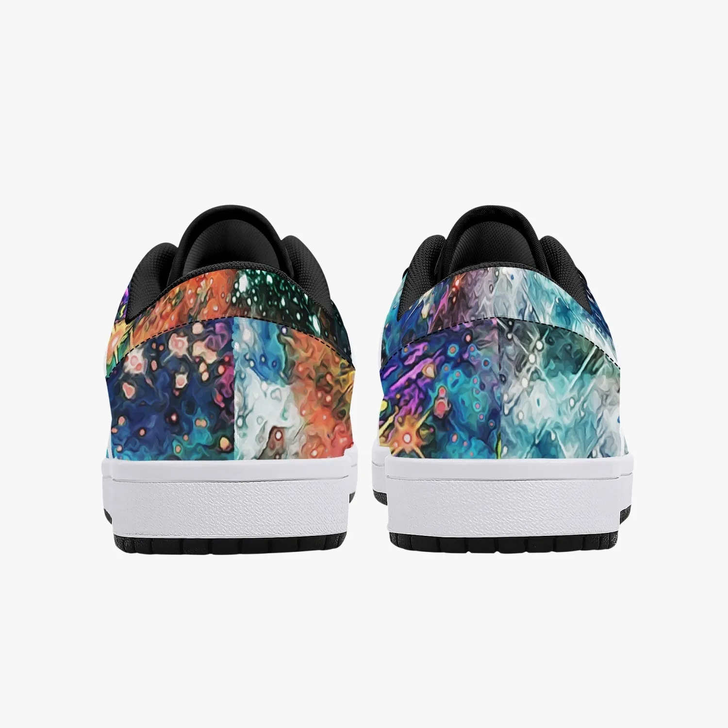 Acquiesce Apothos Psychedelic Split-Style Low-Top Sneakers