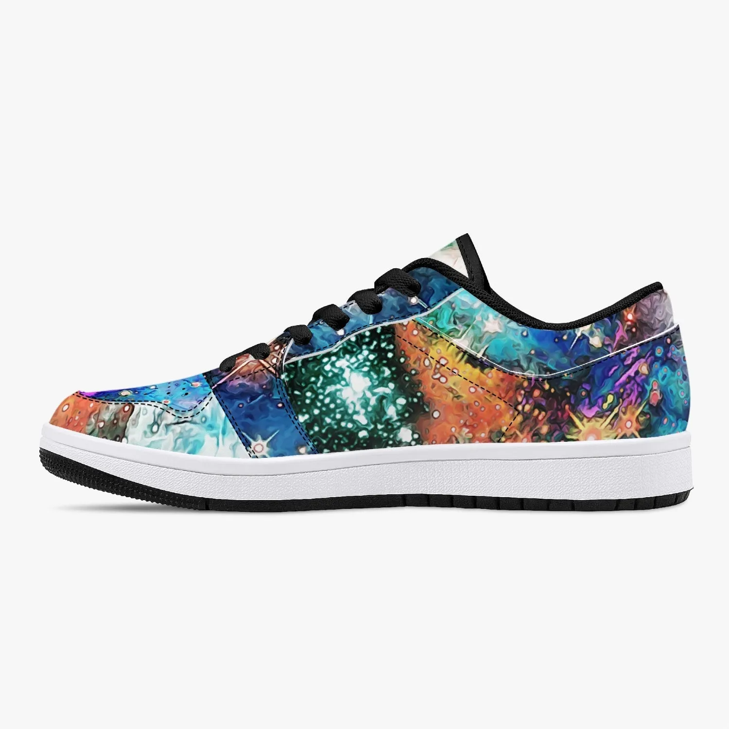 Acquiesce Apothos Psychedelic Split-Style Low-Top Sneakers