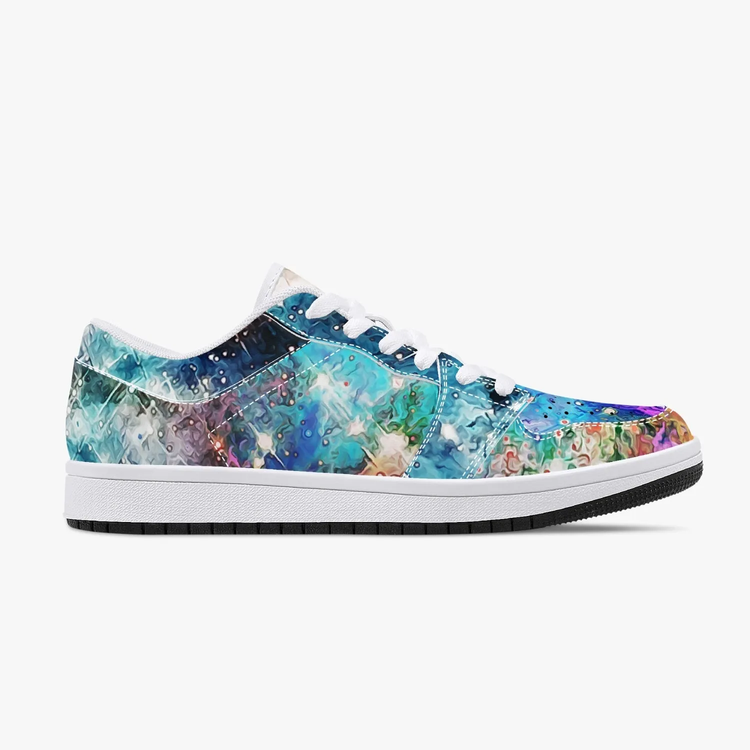 Acquiesce Apothos Psychedelic Split-Style Low-Top Sneakers