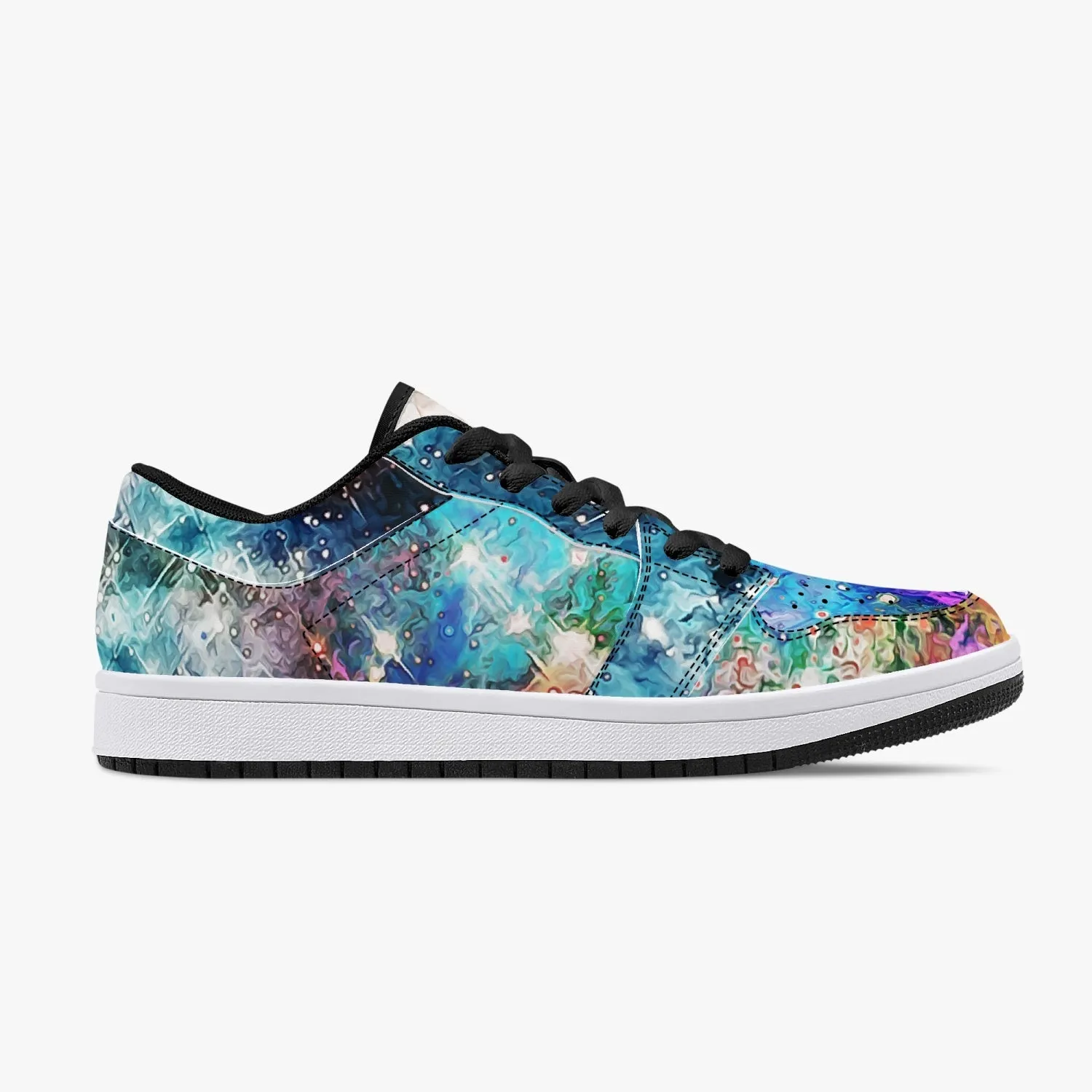 Acquiesce Apothos Psychedelic Split-Style Low-Top Sneakers