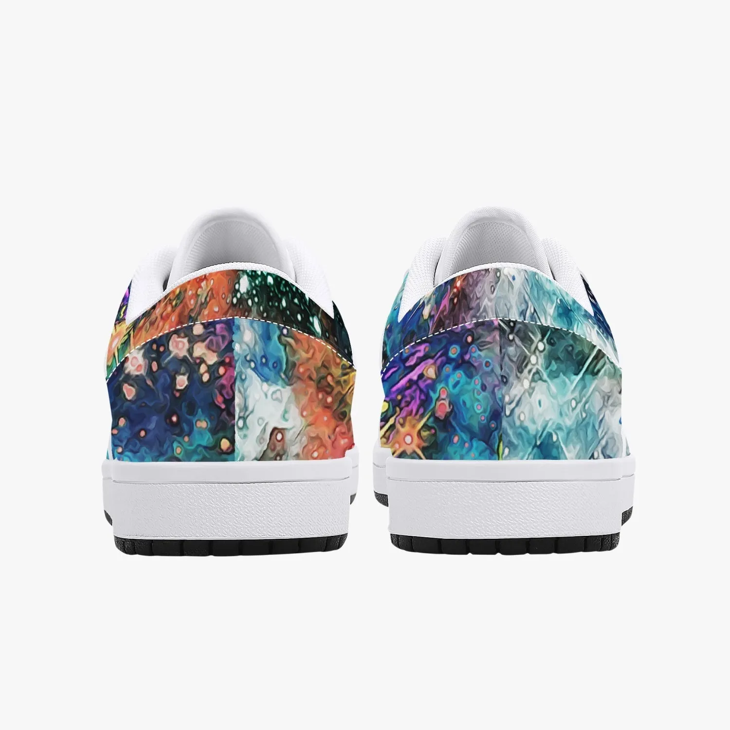 Acquiesce Apothos Psychedelic Split-Style Low-Top Sneakers