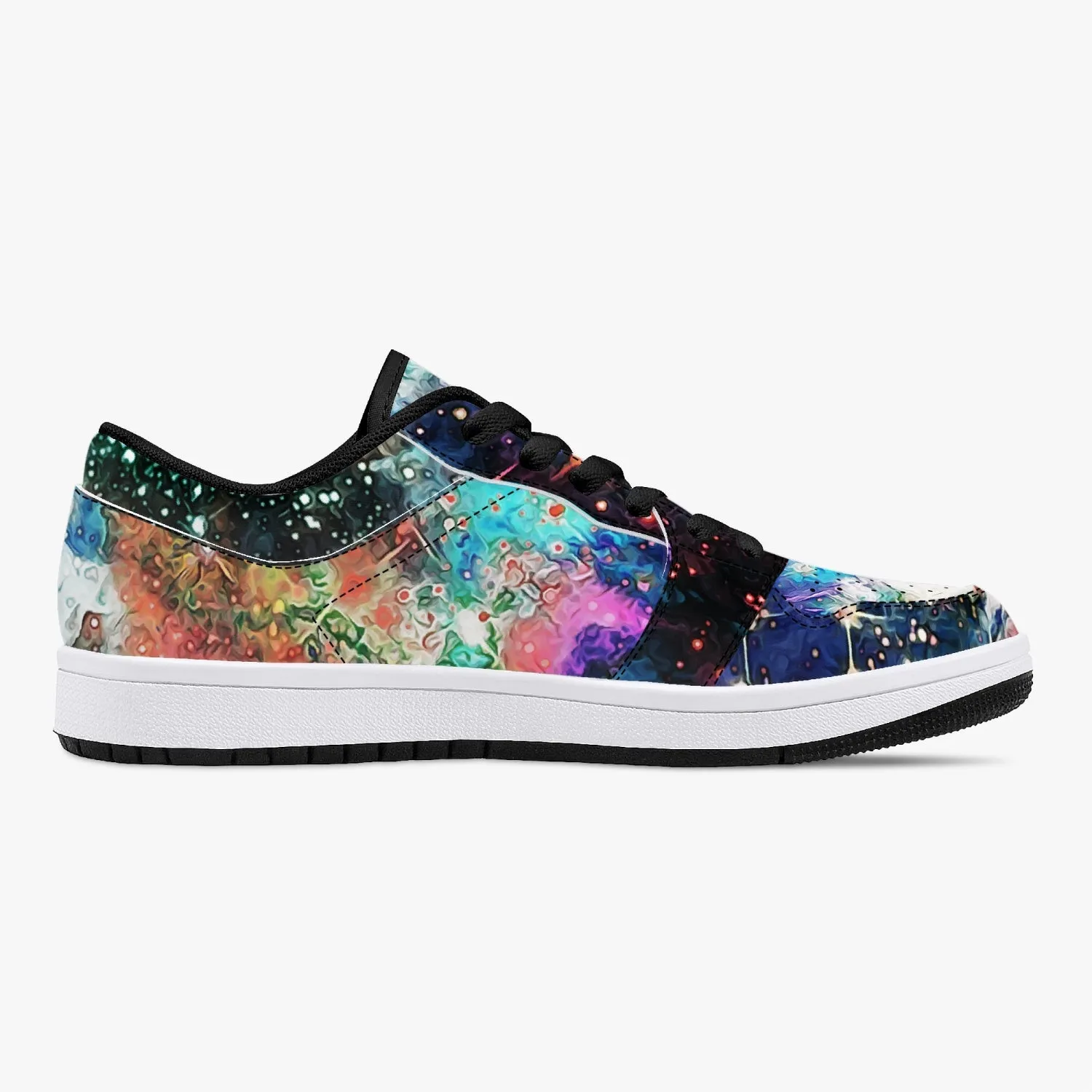 Acquiesce Apothos Psychedelic Split-Style Low-Top Sneakers