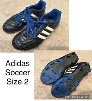 Adidas Soccer Cleat Size 2 - size Shoes:  2 & 2.5 (Little Kid)