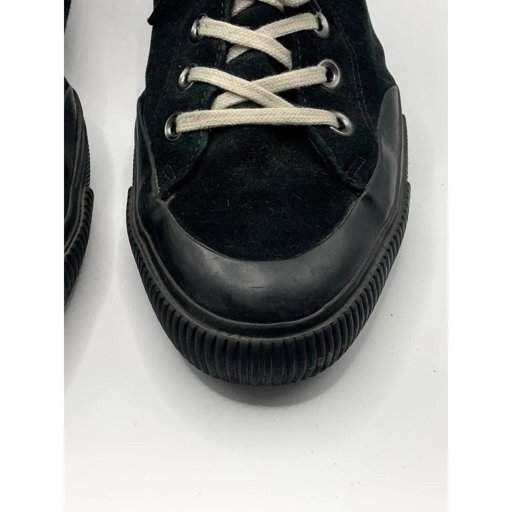 ALLSAINTS Men's Black Dumont Suede High-Top Lace-Up Sneakers SZ 41(US8)