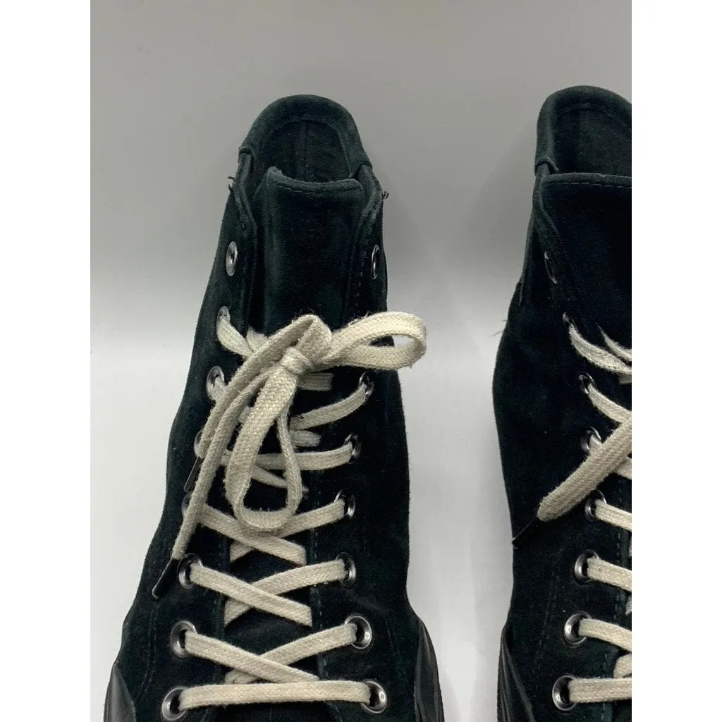 ALLSAINTS Men's Black Dumont Suede High-Top Lace-Up Sneakers SZ 41(US8)