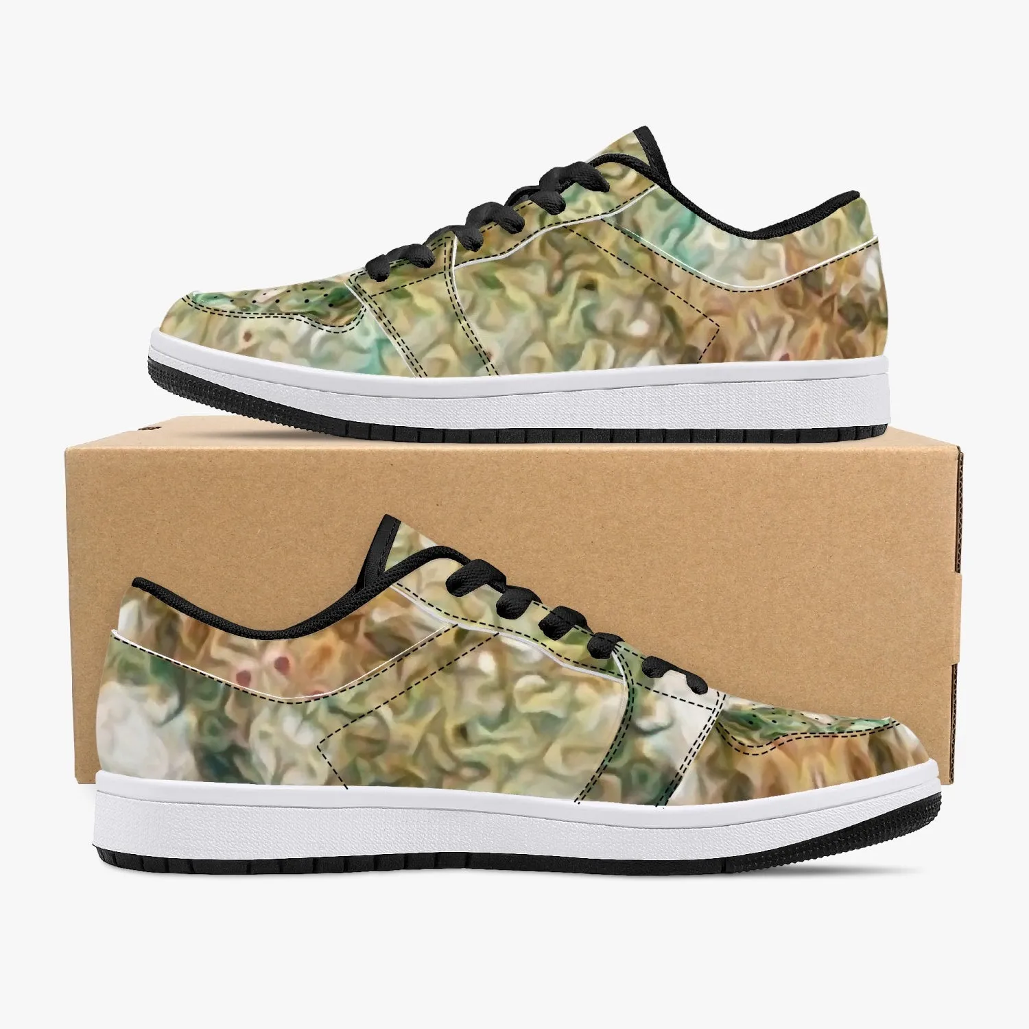 Amberwood Psychedelic Split-Style Low-Top Sneakers