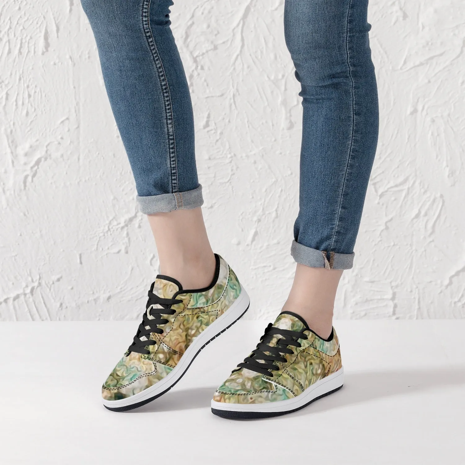 Amberwood Psychedelic Split-Style Low-Top Sneakers