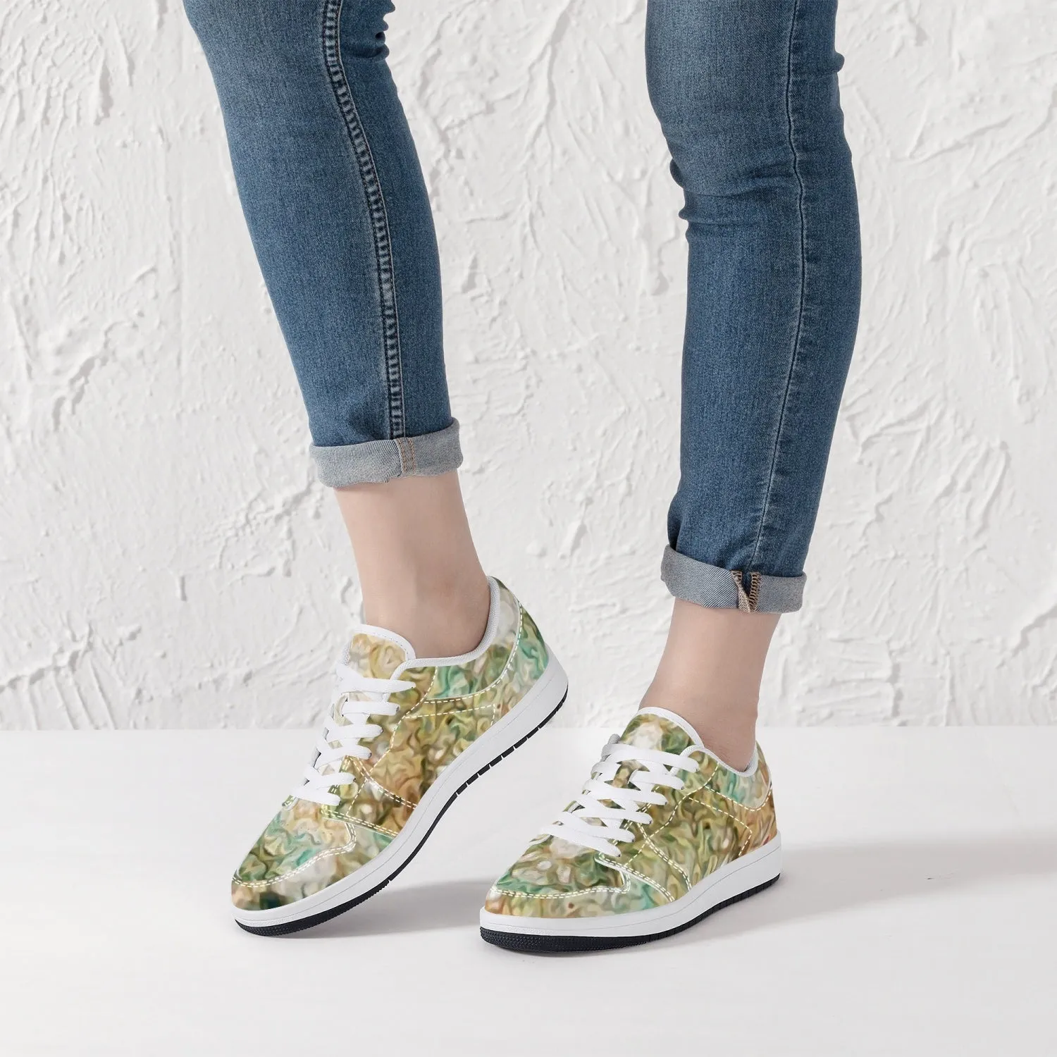 Amberwood Psychedelic Split-Style Low-Top Sneakers