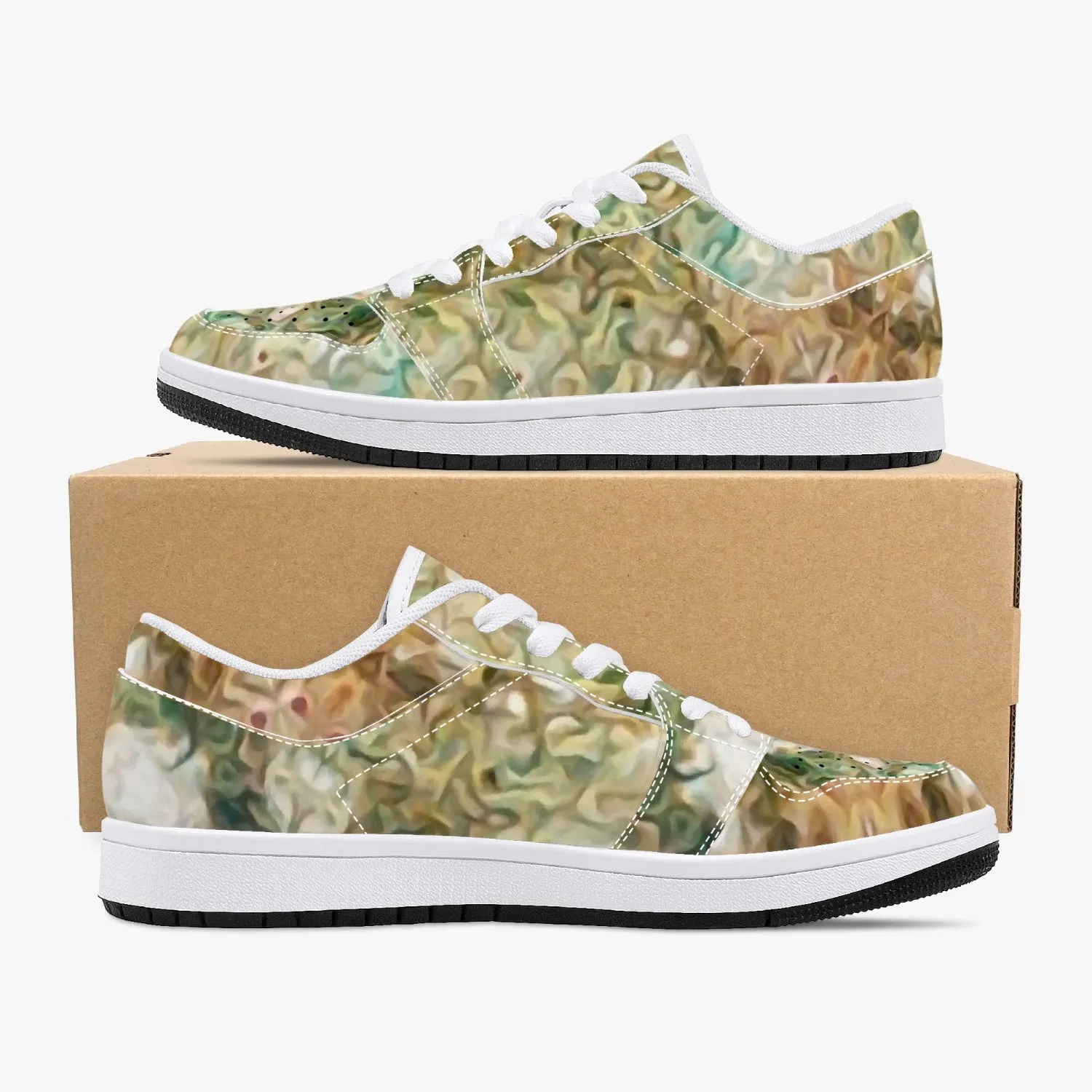Amberwood Psychedelic Split-Style Low-Top Sneakers