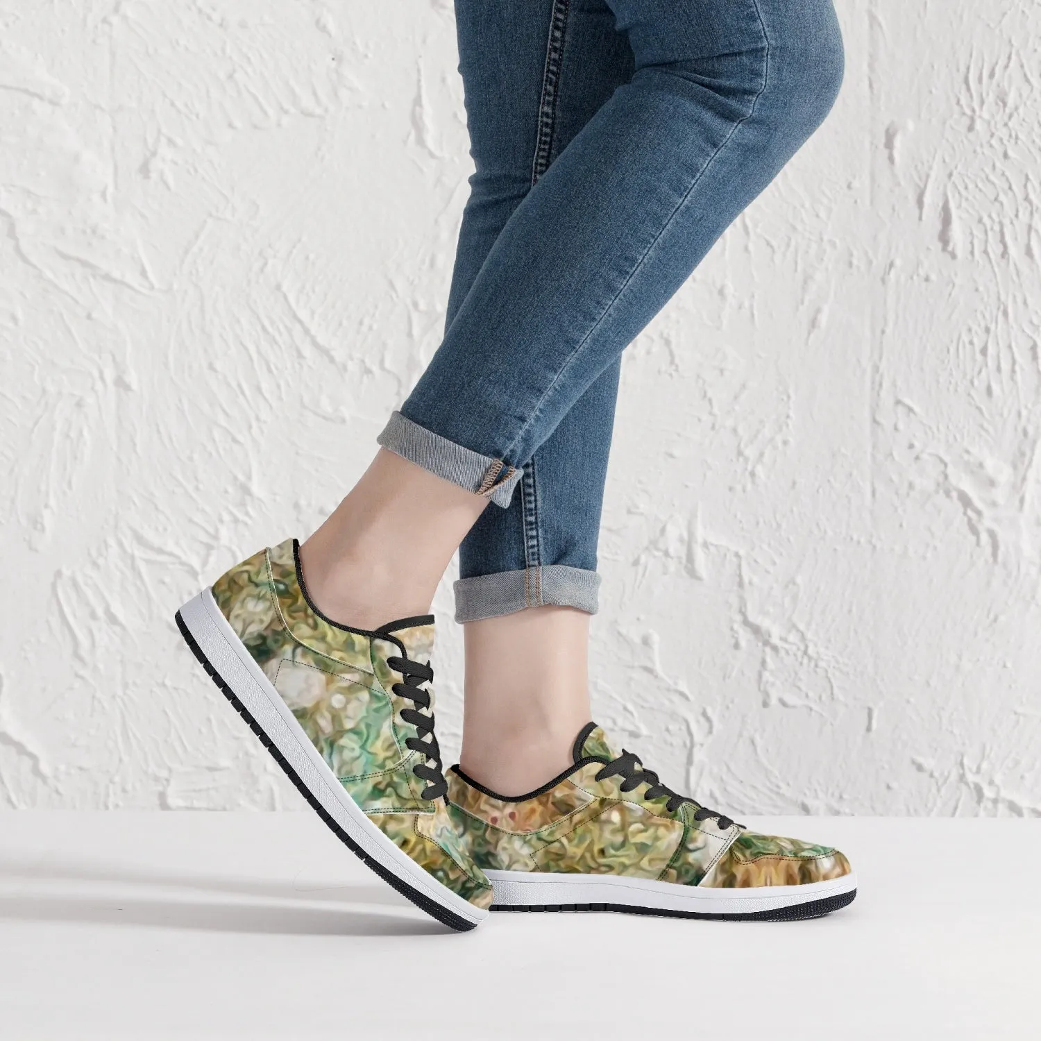 Amberwood Psychedelic Split-Style Low-Top Sneakers