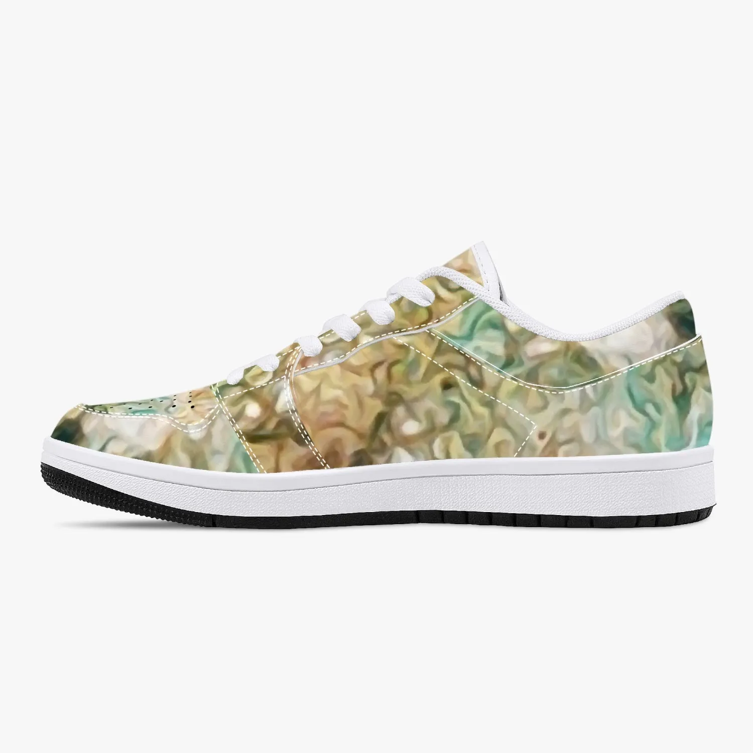 Amberwood Psychedelic Split-Style Low-Top Sneakers
