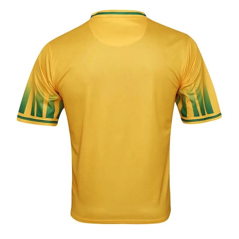American Cup Brazil Football Jerseys 100% Polyester Nation Team Soccer Uniform Soccer Shirt