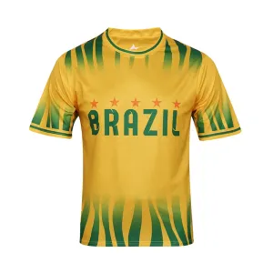 American Cup Brazil Football Jerseys 100% Polyester Nation Team Soccer Uniform Soccer Shirt