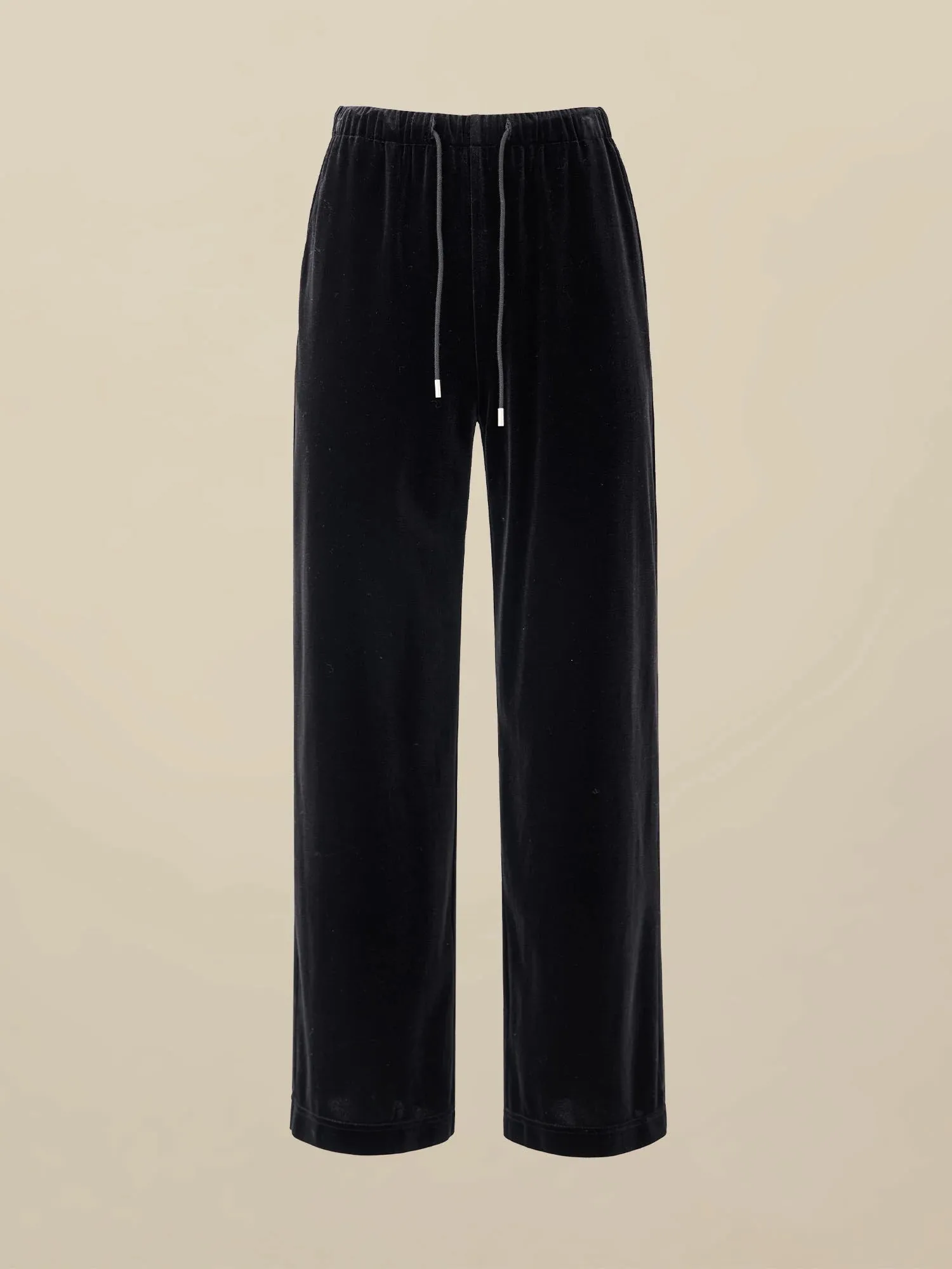 Amoretu Women's Velvet Elastic Waist Drawstring Pants