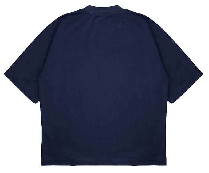 ANGAR Cotton Drop Shoulder WISE Half Sleeves Oversized Fit Printed T-Shirt for Men