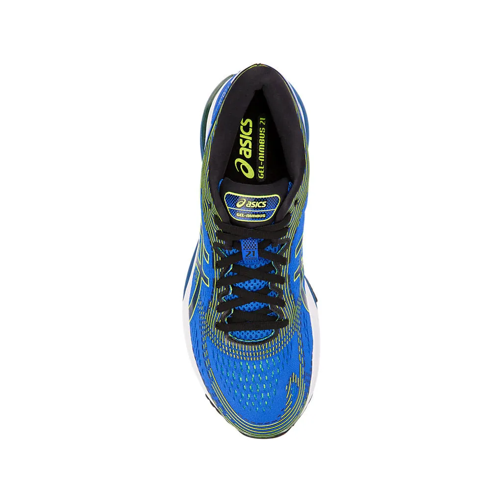 Asics Gel Nimbus 21 Blue Mens Running Shoes