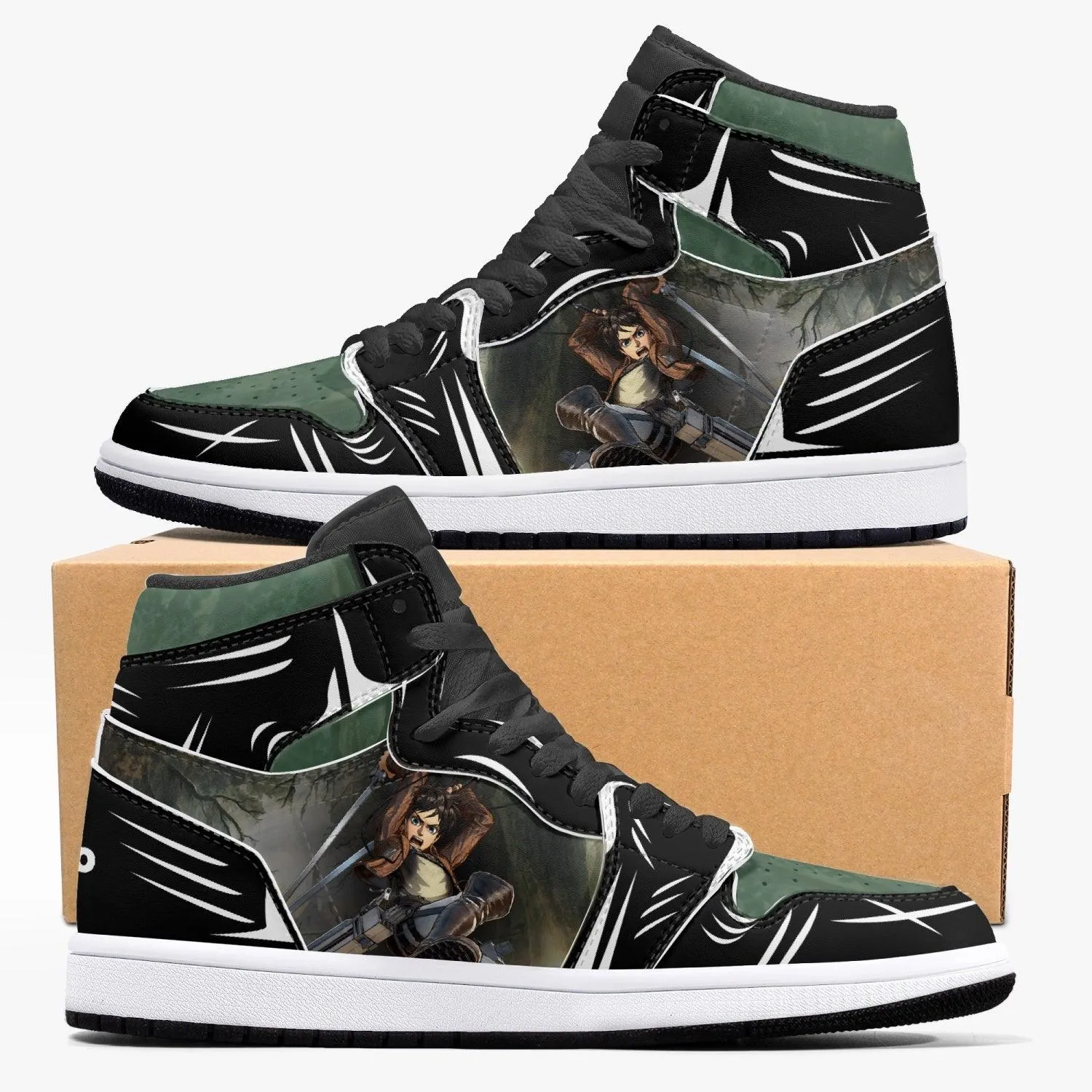 Attack On Titan Eren Yeager JD1 Anime Shoes