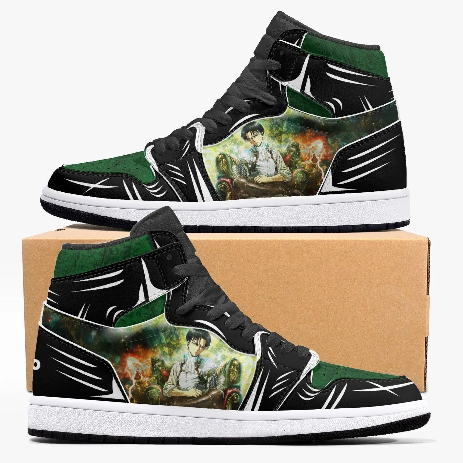 Attack On Titan Levi Ackerman JD1 Anime Shoes