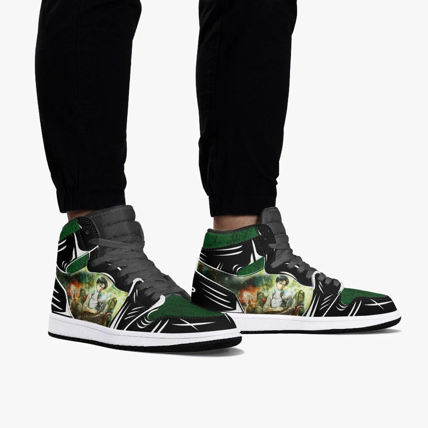 Attack On Titan Levi Ackerman JD1 Anime Shoes