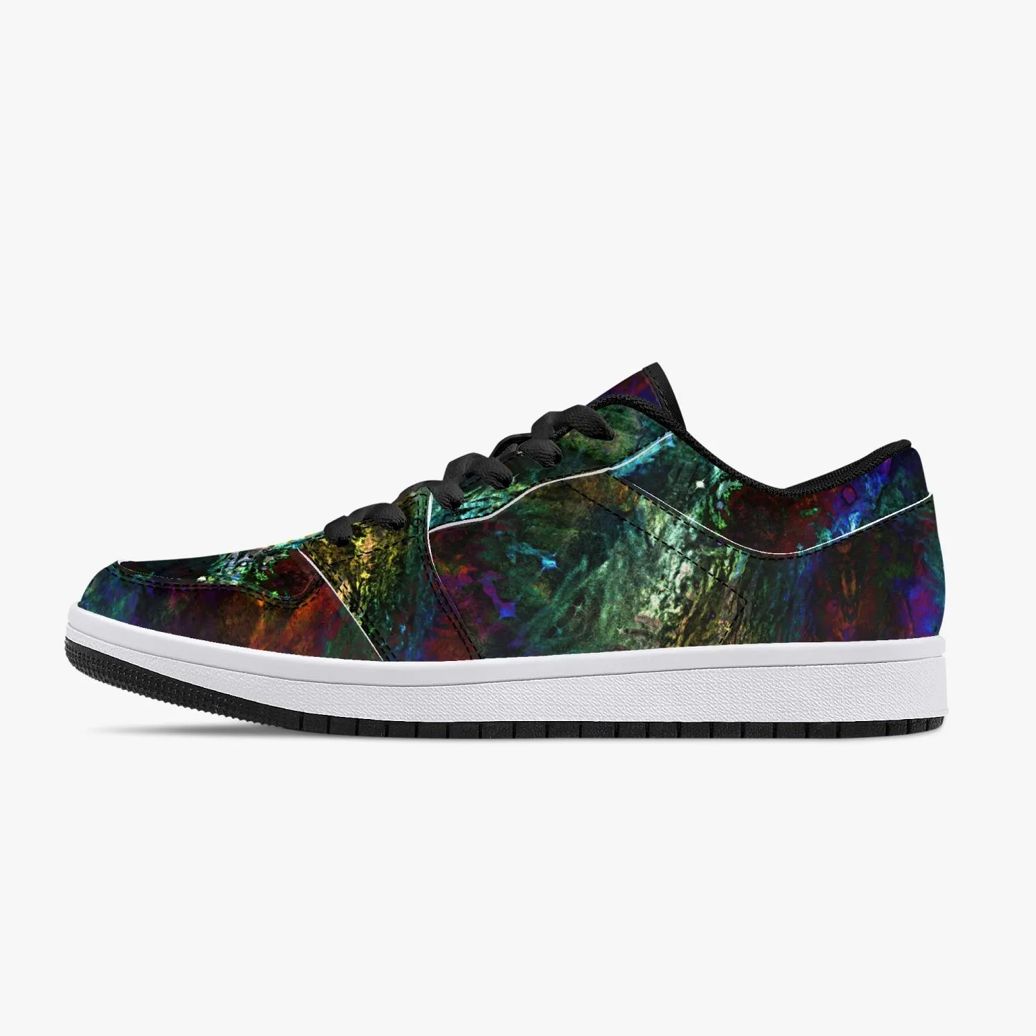 Azule Psychedelic Split-Style Low-Top Sneakers