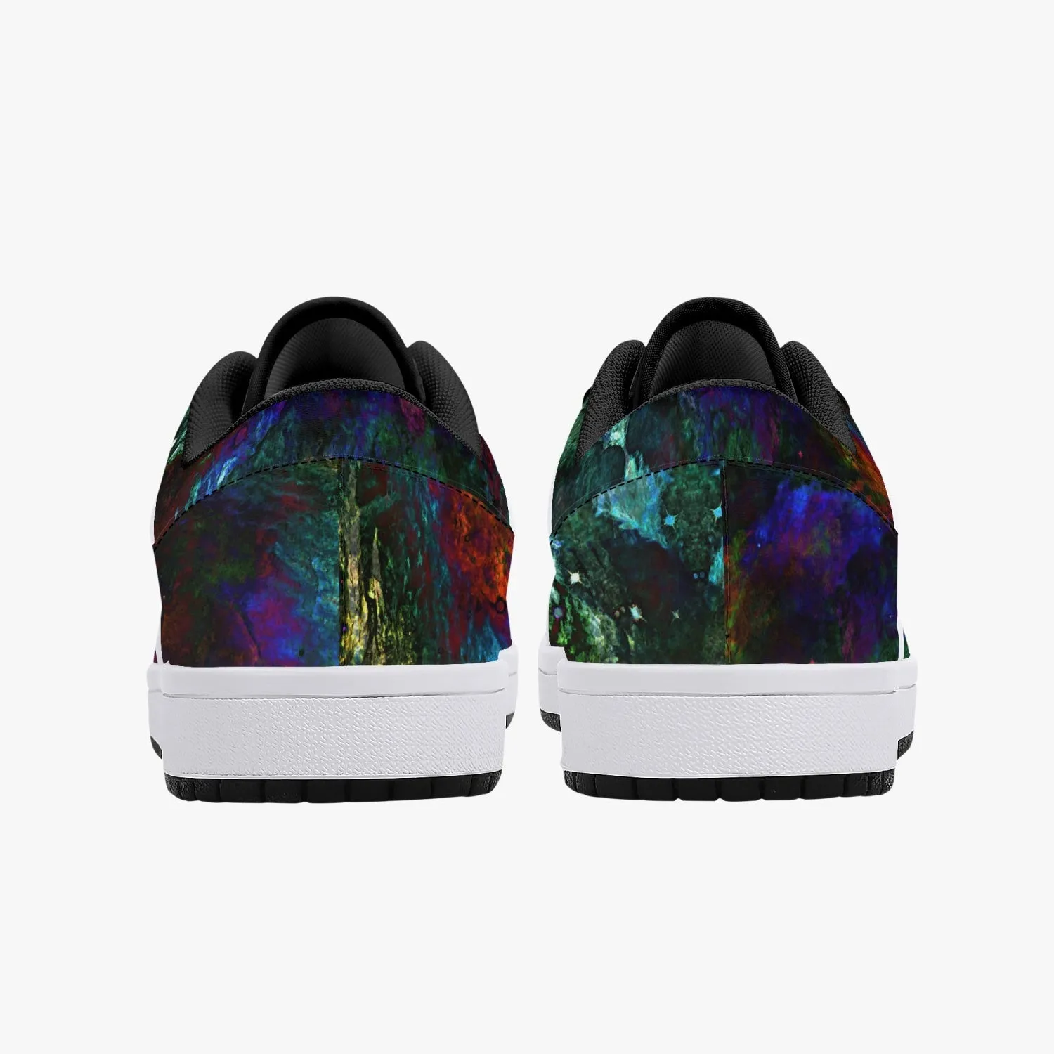 Azule Psychedelic Split-Style Low-Top Sneakers