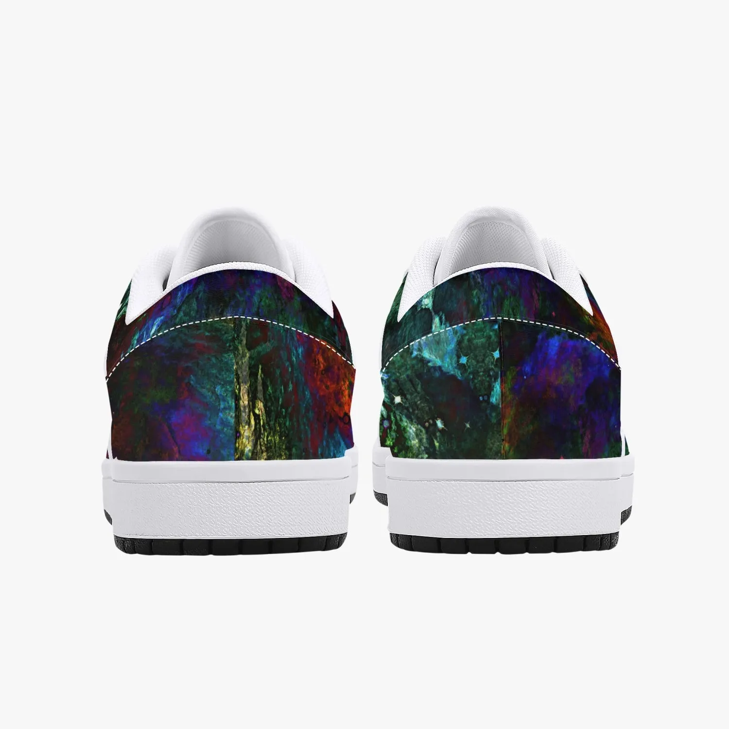 Azule Psychedelic Split-Style Low-Top Sneakers