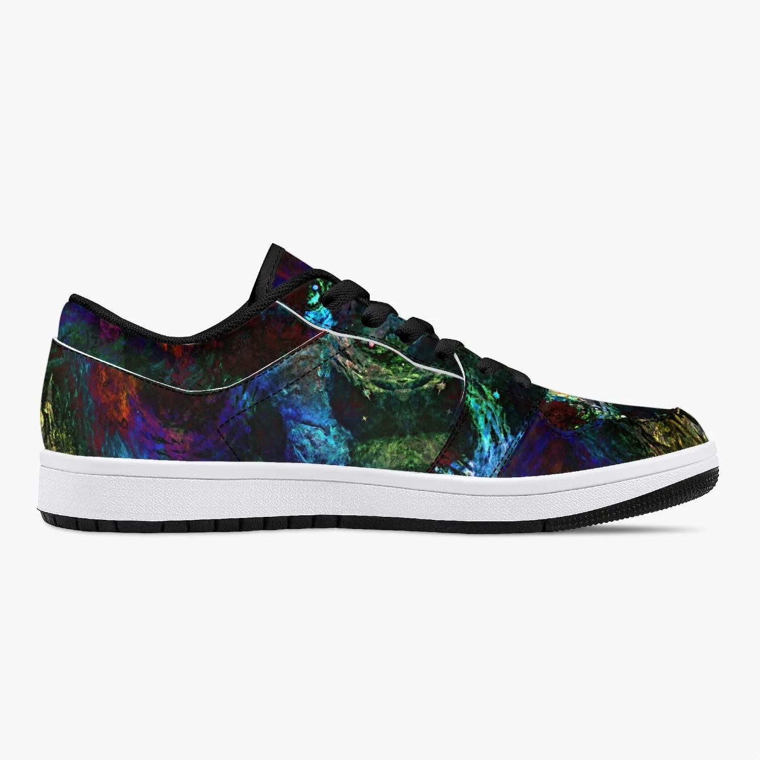 Azule Psychedelic Split-Style Low-Top Sneakers