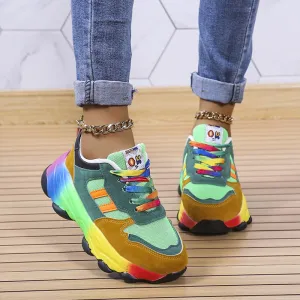 Azura - SwiftStep Comfortabele regenboogschoenen