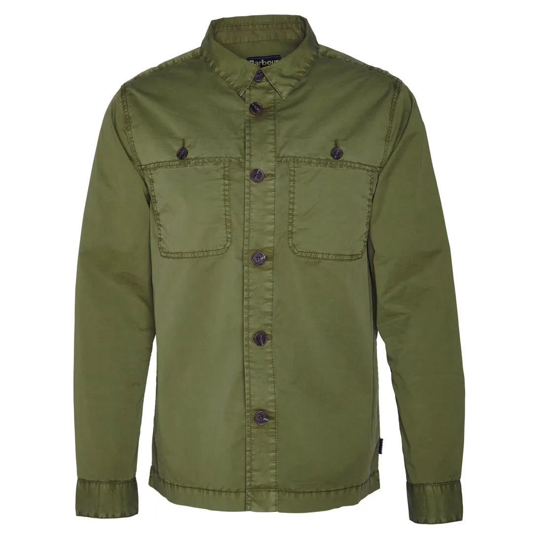 Barbour Sidlaw Lightweight Overshirt MOS0306GN38 Palm Leaf