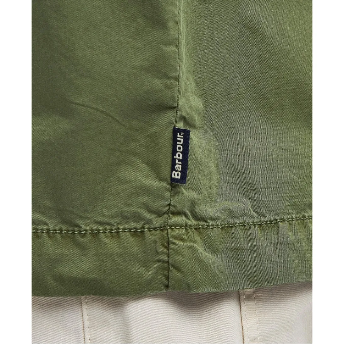 Barbour Sidlaw Lightweight Overshirt MOS0306GN38 Palm Leaf