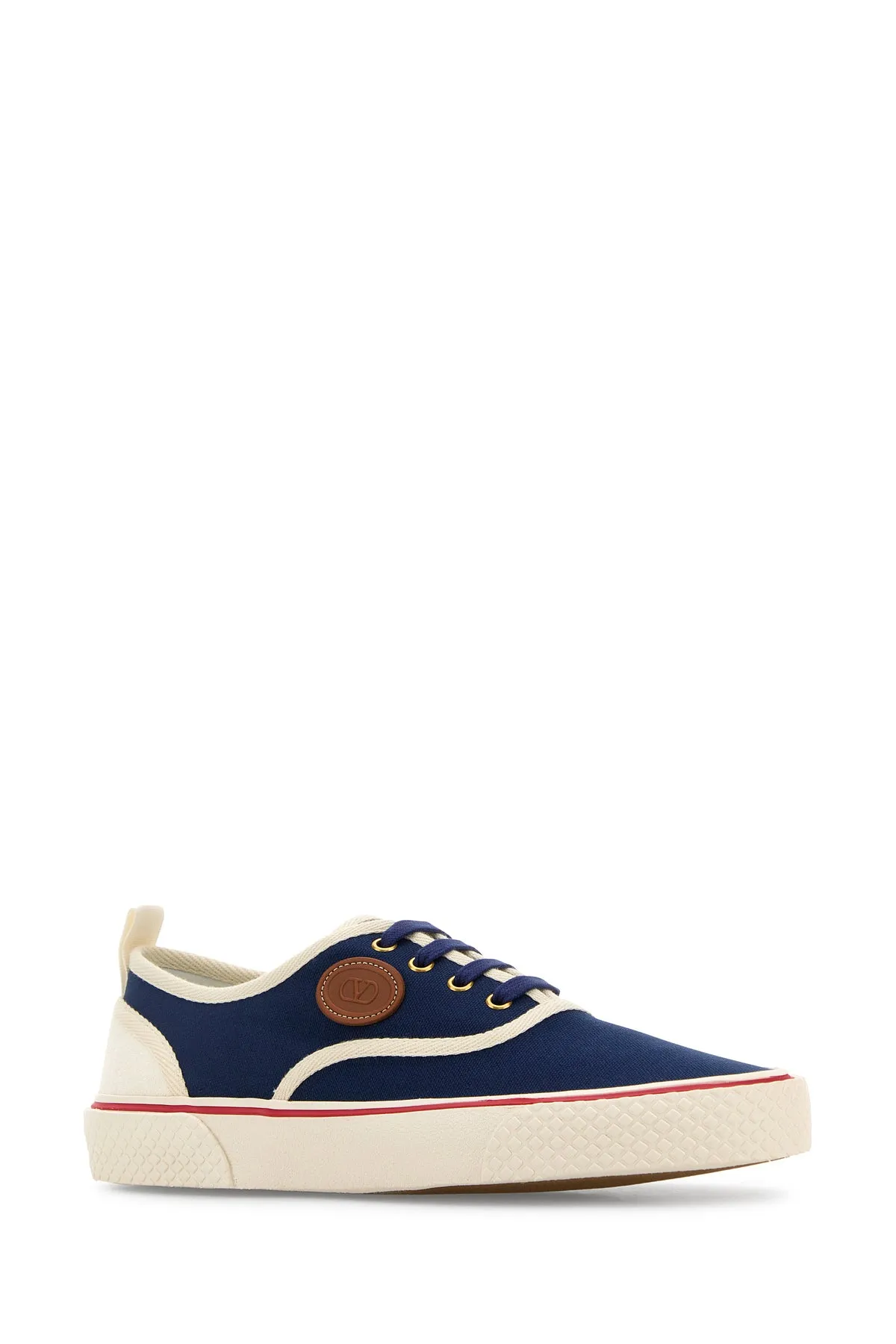 Blue canvas NoJoke sneakers
