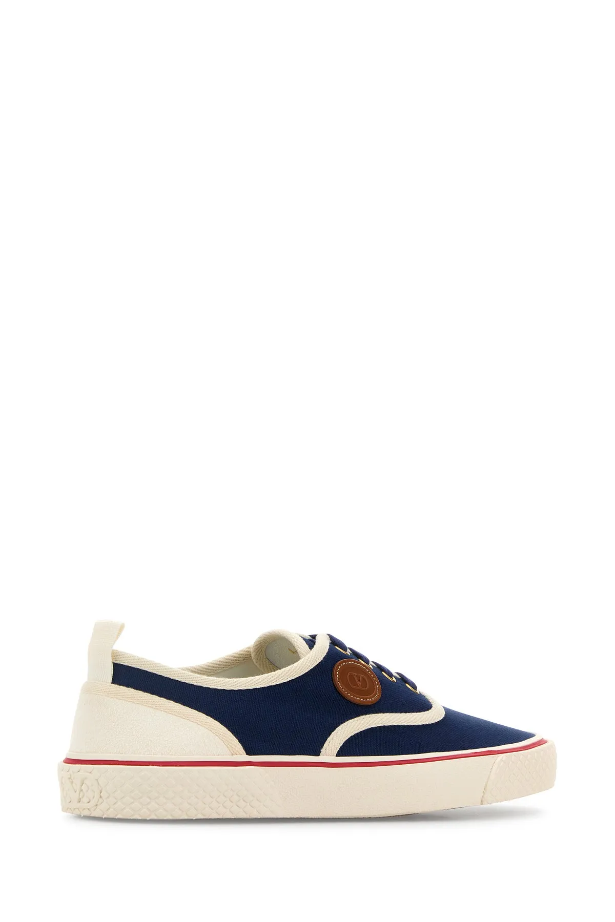 Blue canvas NoJoke sneakers
