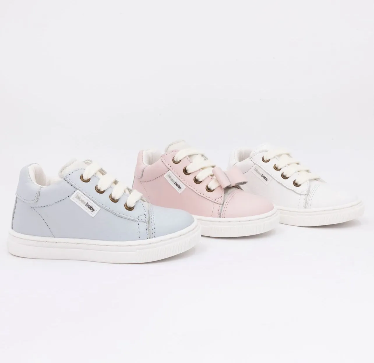 Boys Blue Lace Up Leather Shoes