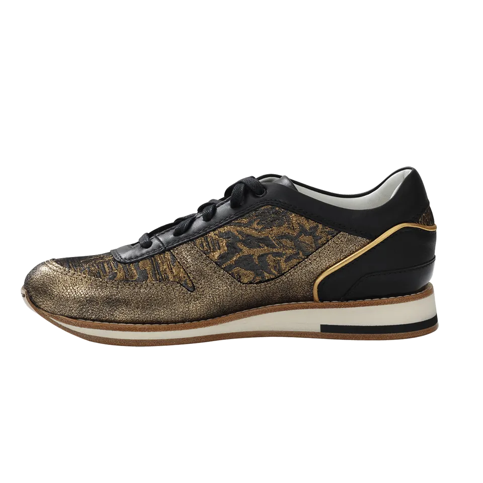 Brocade Panel Sneakers