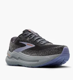 Brooks Women's Ghost Max 2 Sneaker Ebony/Sweet Lavender/Alloy