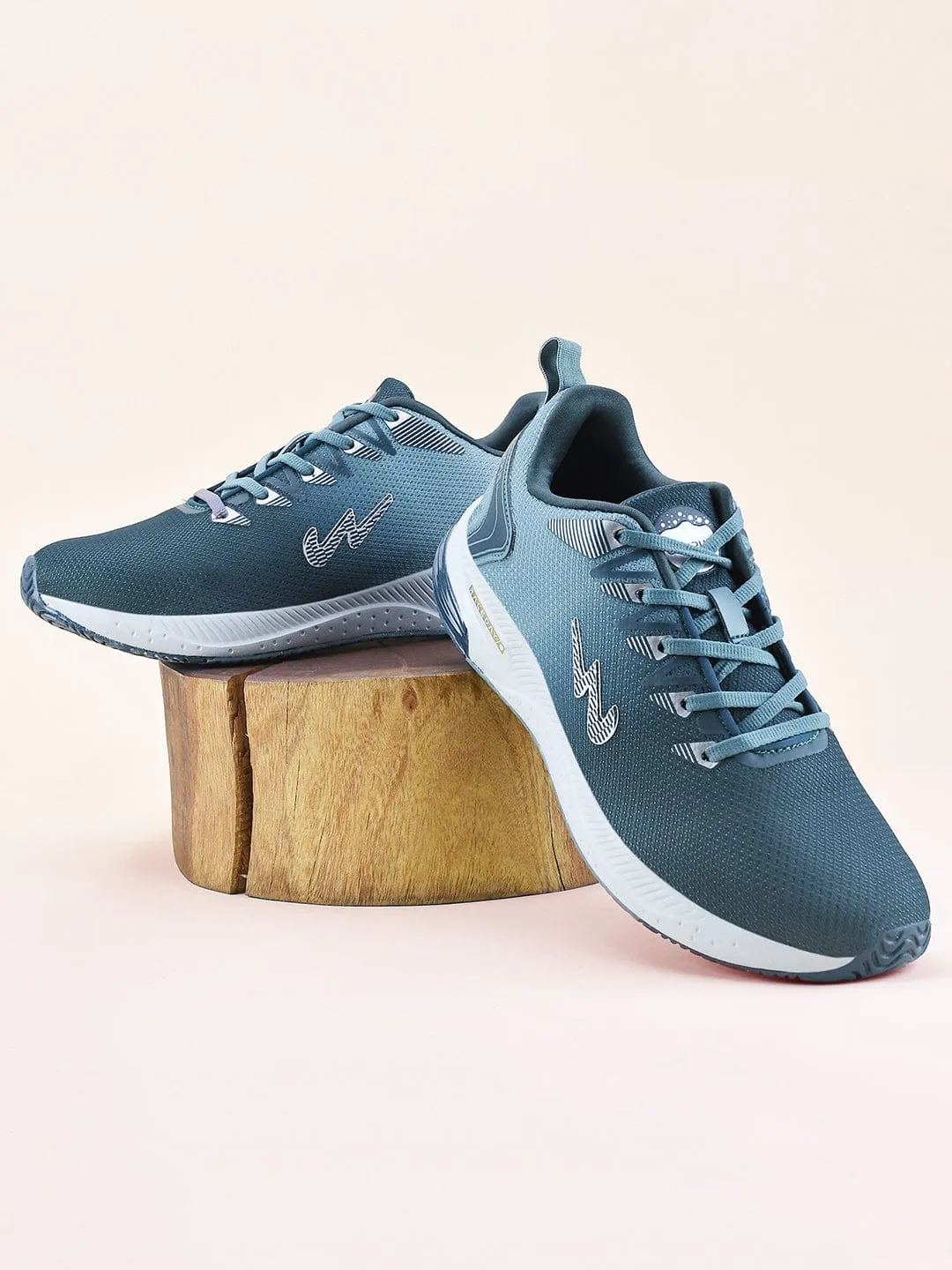 CAMP MARLON Green Men's Running Shoes
