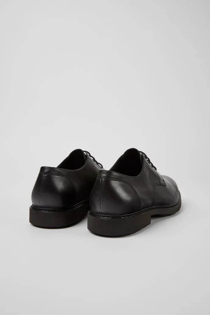 Camper Men's K100152 Leather Formal Shoes Neuman Black