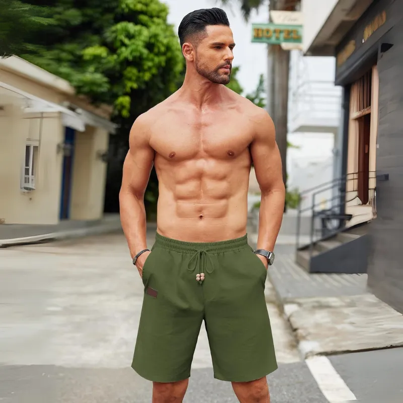 Casual Linen Vacation Shorts – Lightweight and Summer Essential