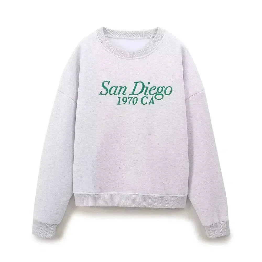 Catalina – Relaxed sweatshirt & sweatpants – San Diego lounge set
