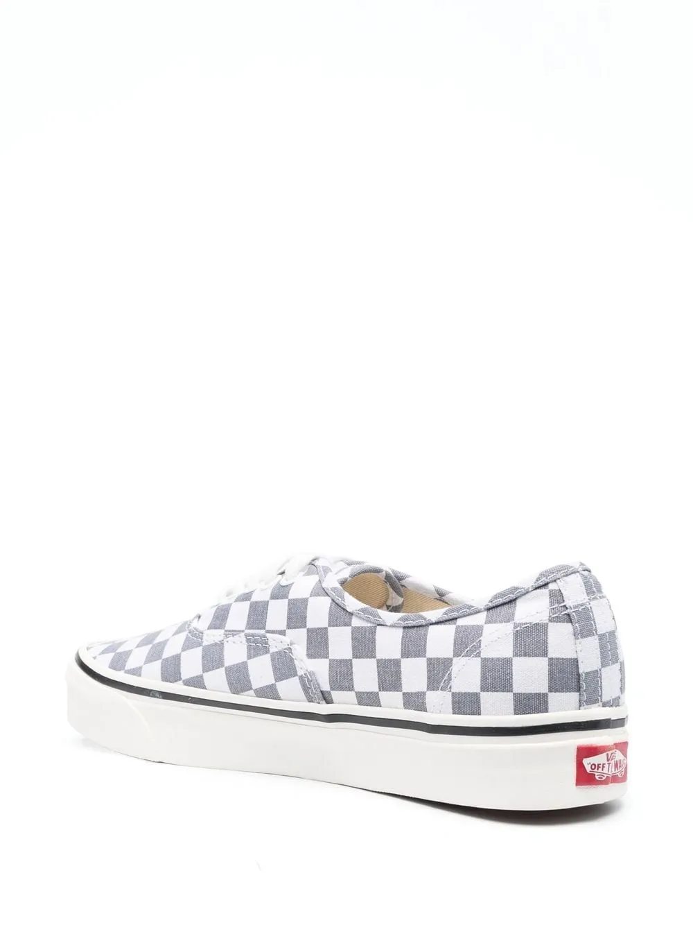 Checkerboard-print sneakers