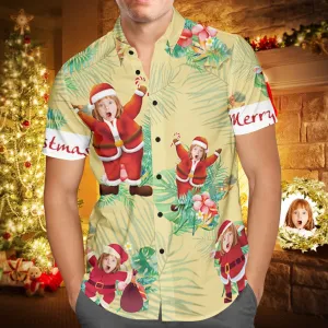 Christmas Tropical Shirt Christmas Gifts for Him Merry Christmas