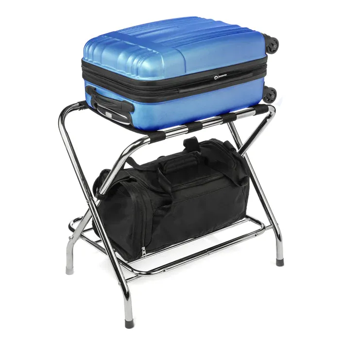 Chrome 2 Shelf Luggage Rack W 15.16 X H 22.05