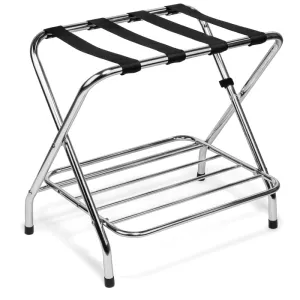 Chrome 2 Shelf Luggage Rack W 15.16 X H 22.05