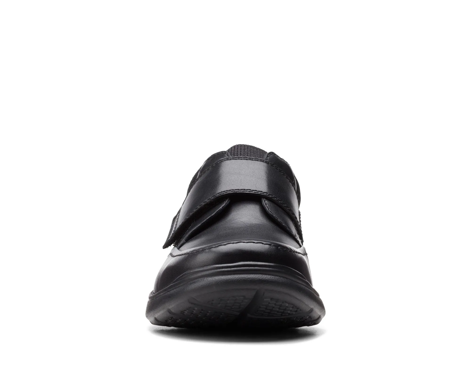 Clarks Cotrell Strap Black Smooth Leather - Standard Width