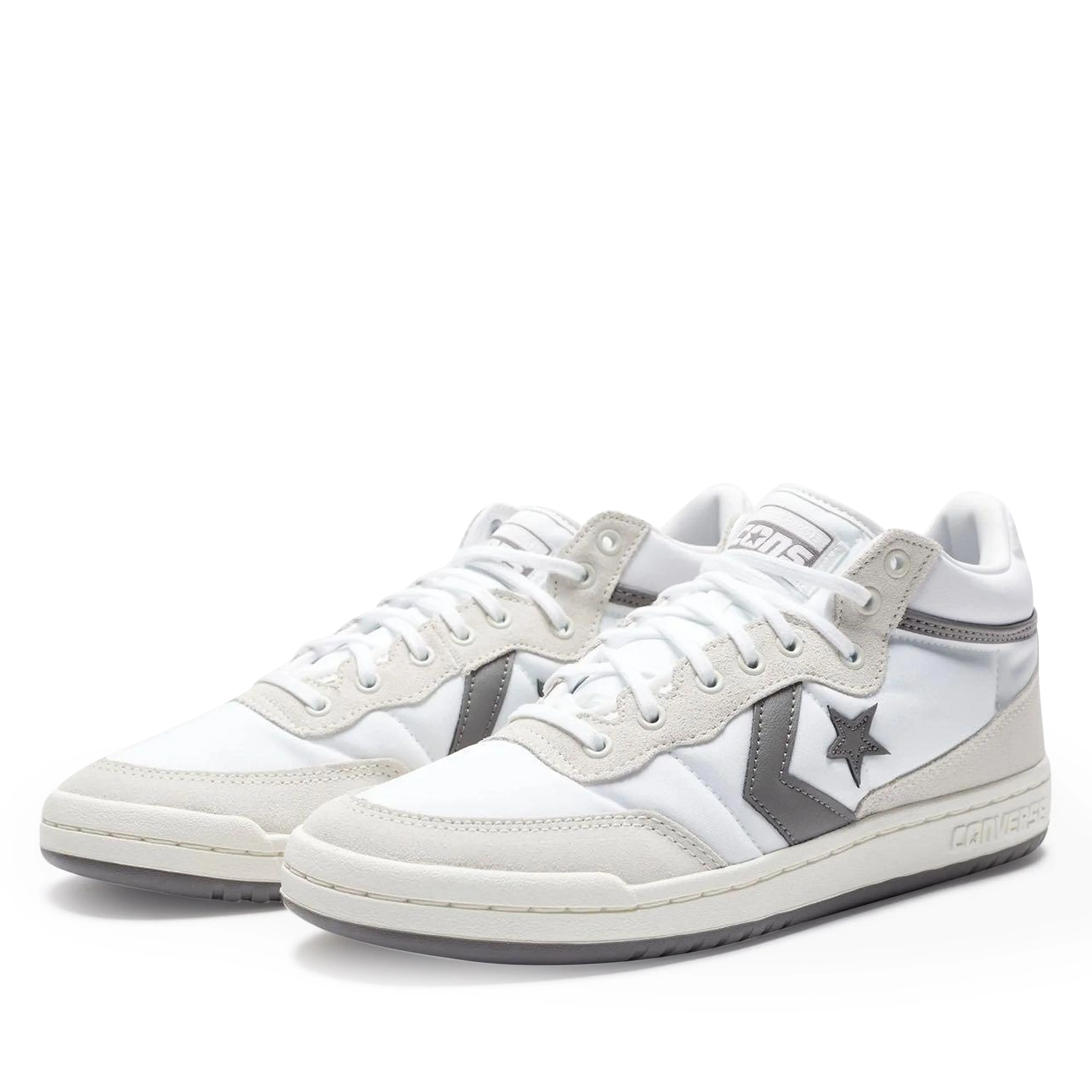 Converse - Cons Fastbreak Pro Suede Sneakers - (White Grey)