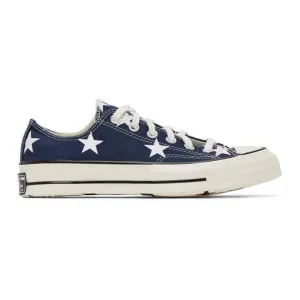 Converse Navy Stars Chuck 70 OX Sneakers