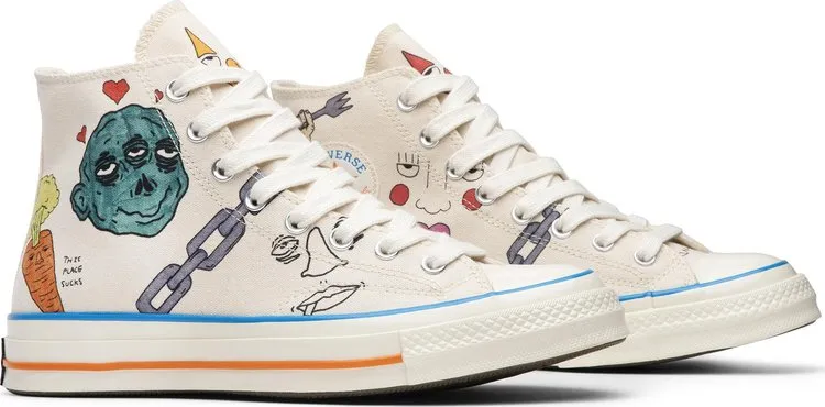 Converse sneakers Tyler, The Creator x Foot Locker x Chuck 70 Artist Series, cream