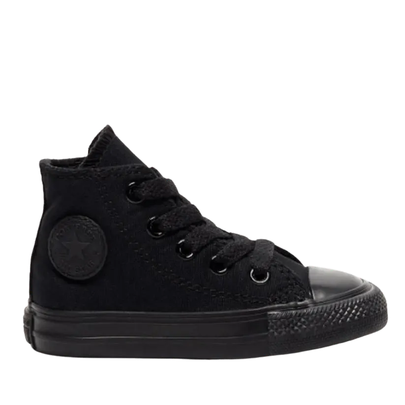 .Converse Toddler CT All Star Classic HI Top Black (7S121C) - B - R1L1