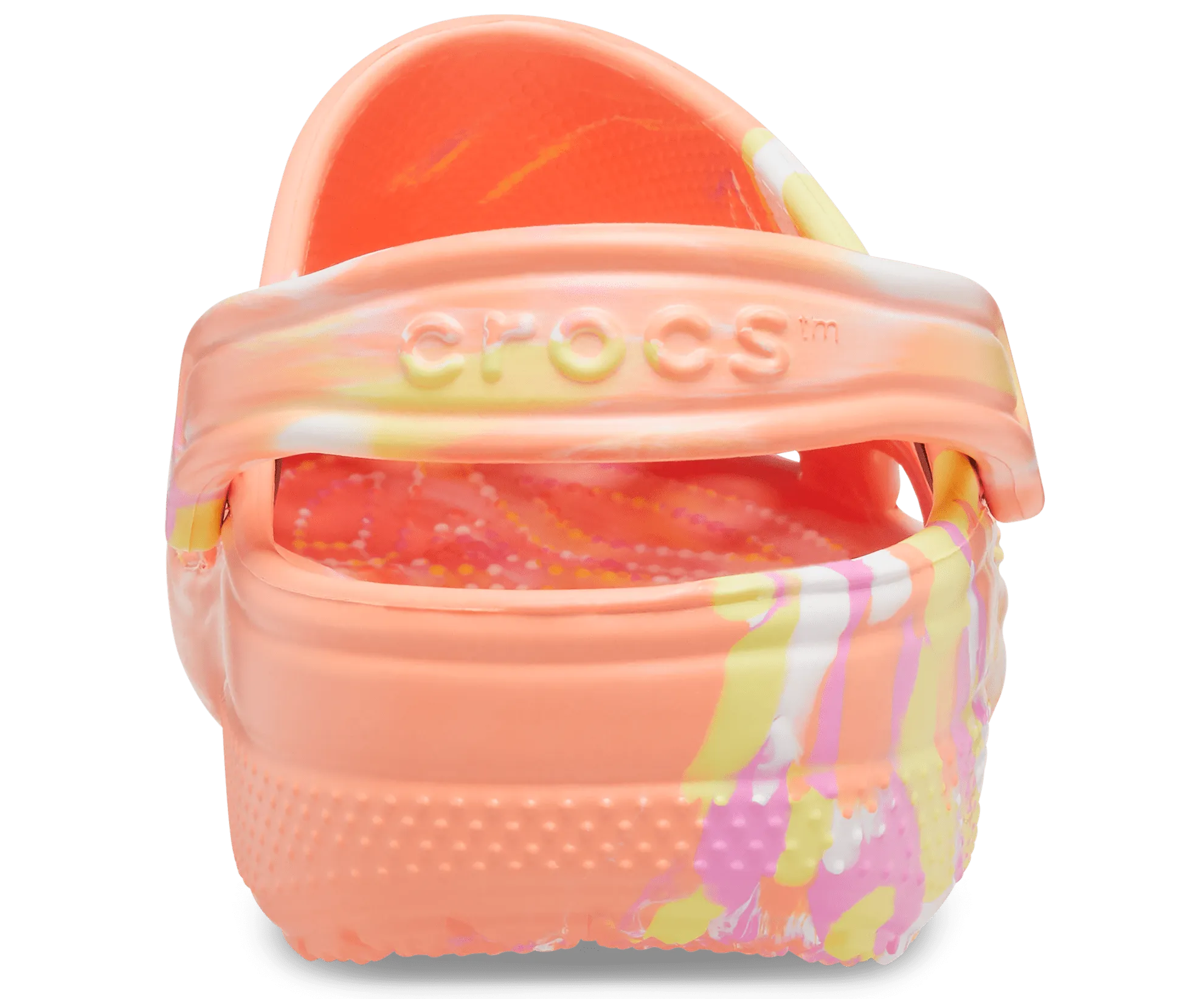 Crocs Unisex Classic Marbled Clog - Papaya